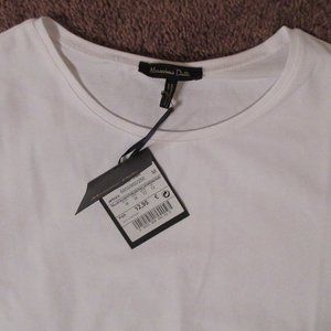 Massimo Dutti white short sleeve tee